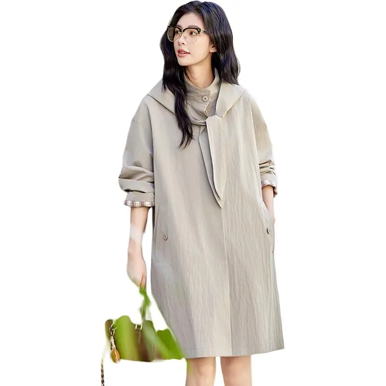 Yi Mengyuan Trench Coat Women's-2