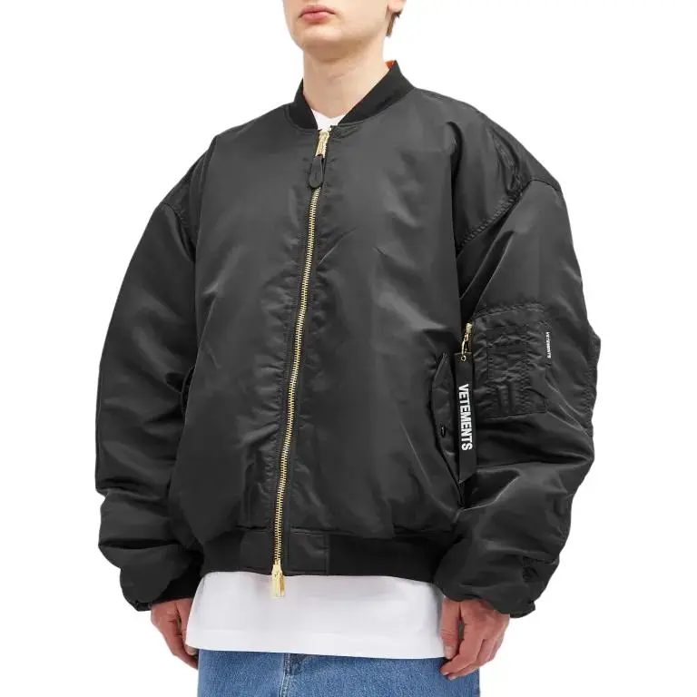 Vetements X Alpha Industries Zip Up Reversible Bomber Jacket-1
