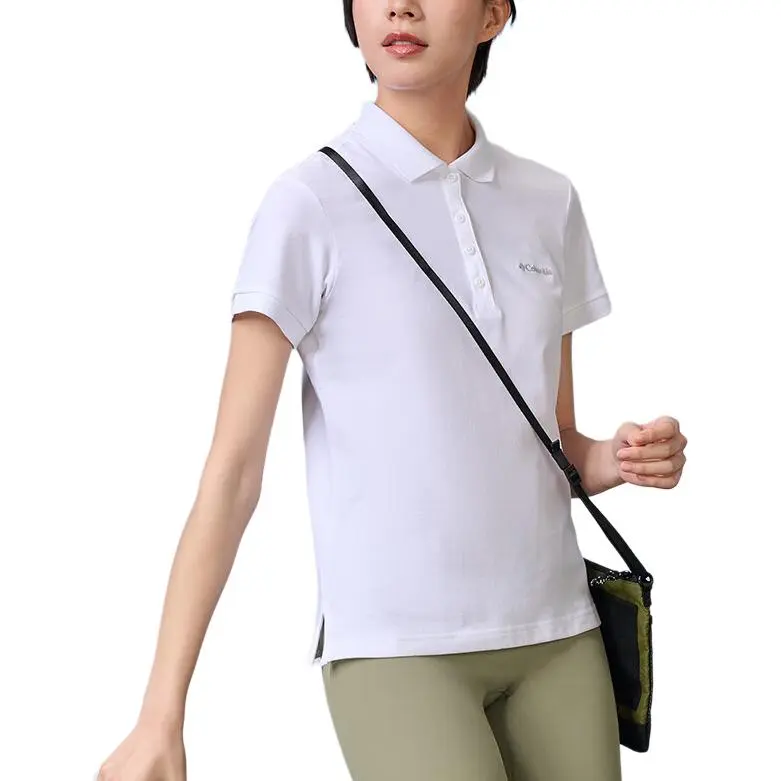 Columbia LAKESIDE TRAIL™ SOLID PIQUE Polo Shirt Women's White-7