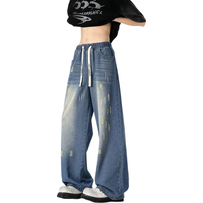 WARNING LIGHT Jeans Unisex-4