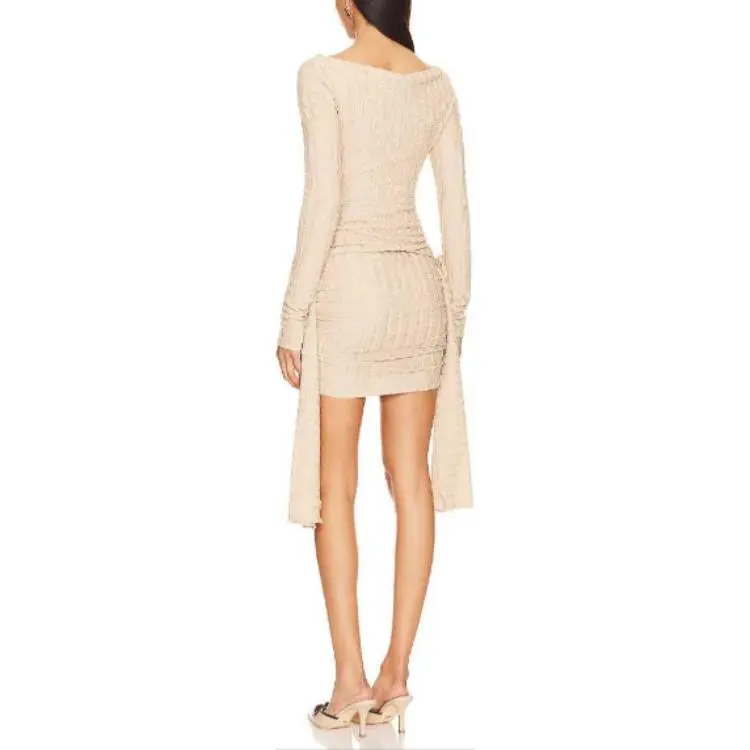 Lioness Long-Sleeved Dresses Women's Beige-1