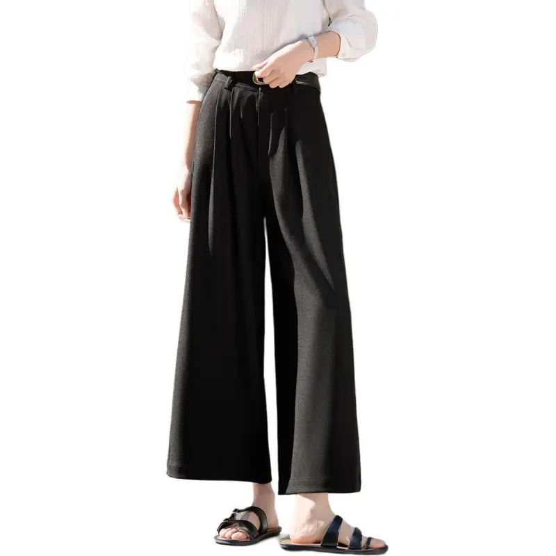 Mo Han Yi Mei Casual Pants Women's Black-3