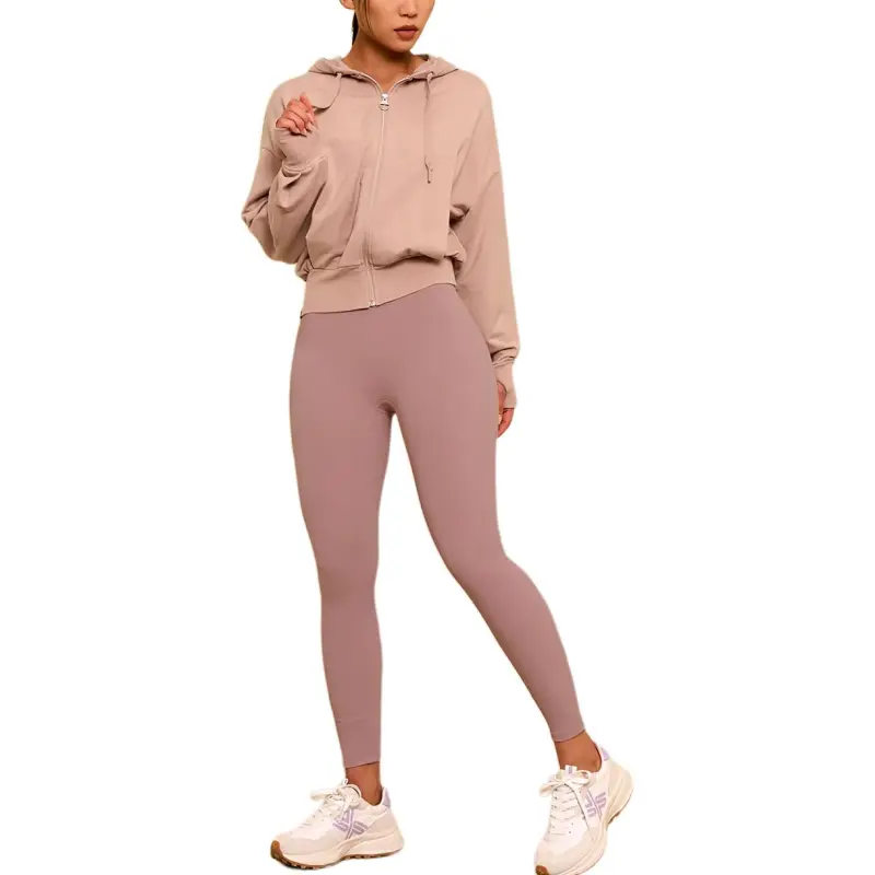 XEXYMIX Yoga Pants Women's Pink Rose-3