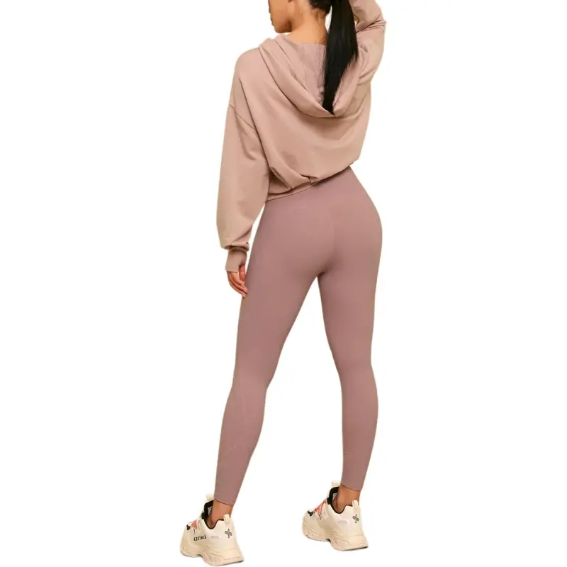 XEXYMIX Yoga Pants Women's Pink Rose-4