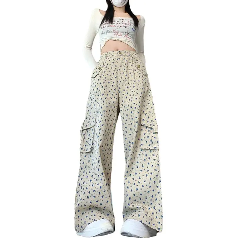 Mu Xiao Xin Casual Pants Women's Khaki-2