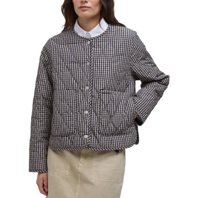 BARBOUR Check Monroe Jacket-1
