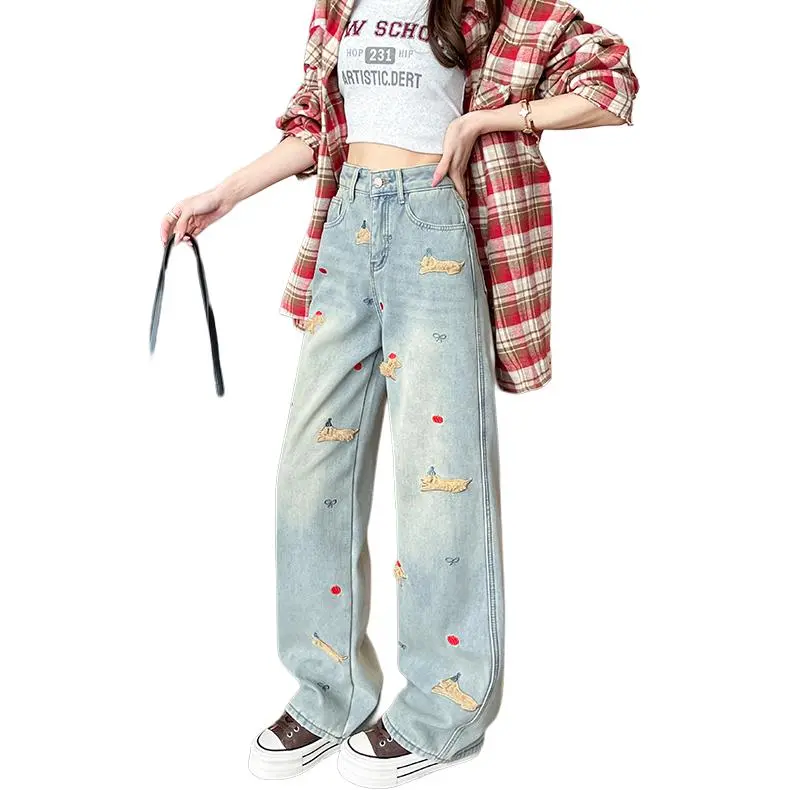 Garbege Jeans Women's Blue-3