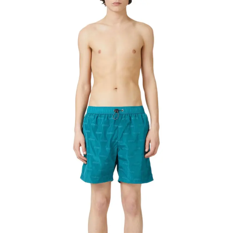 Iceberg SS25 Swimming Shorts Men's Blue Green-1