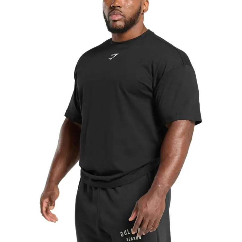 GYMSHARK T-Shirts Men Black-2