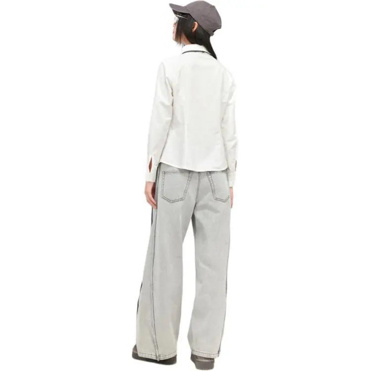 ZIHAN Shirts Women's White-3