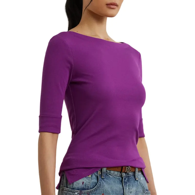 LAUREN RALPH LAUREN T Shirt Women's Purple-4