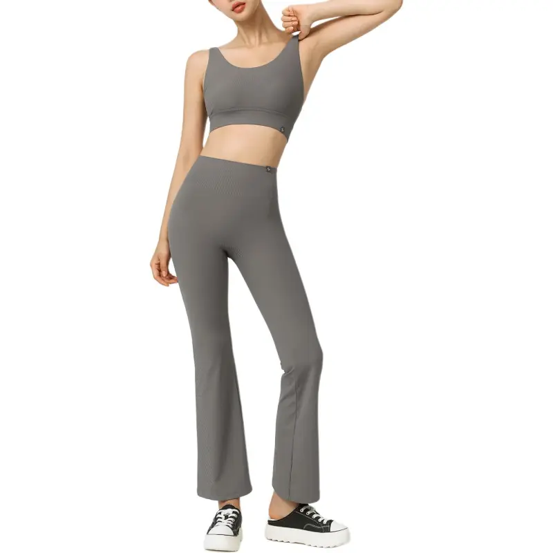 XEXYMIX Yoga Pants Women's Medium Gray-3
