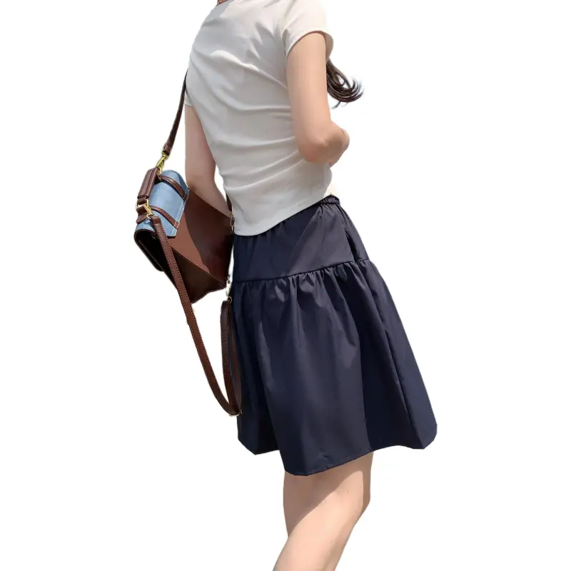 Flowers In Water Casual Short Skirts Women's-1