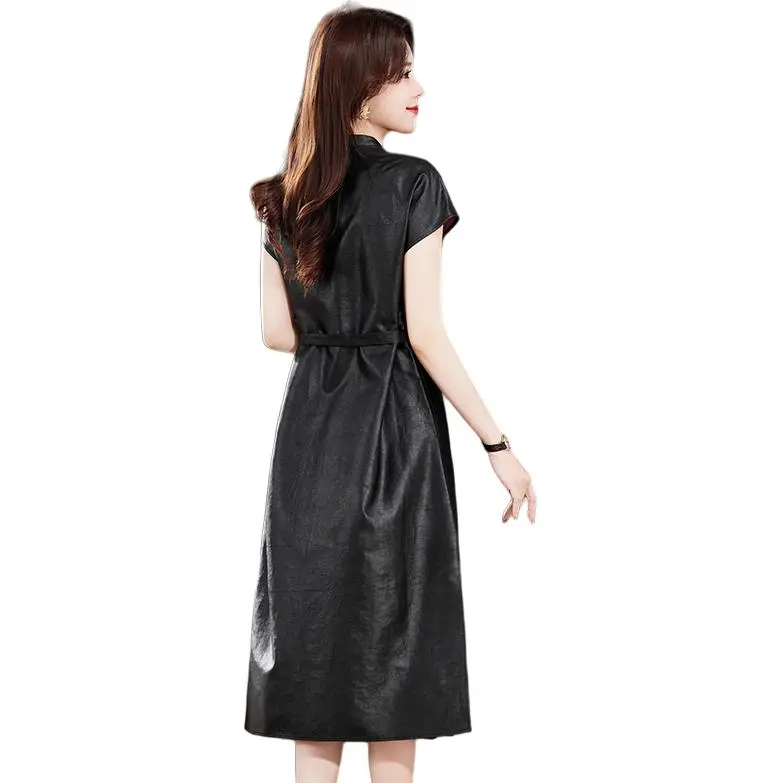 Yi Mengyuan Silk Short Sleeved Dress Women's-2