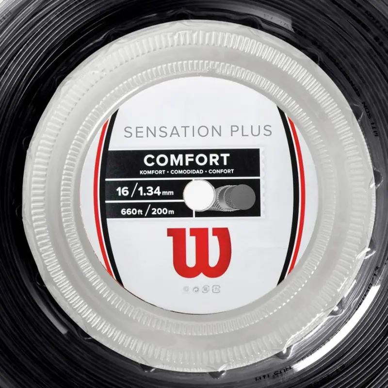 Wilson Tennis Racket Strings Unisex 200m Black-3