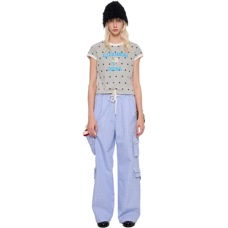 Alexia Sandra T Shirts Women's Gray-2