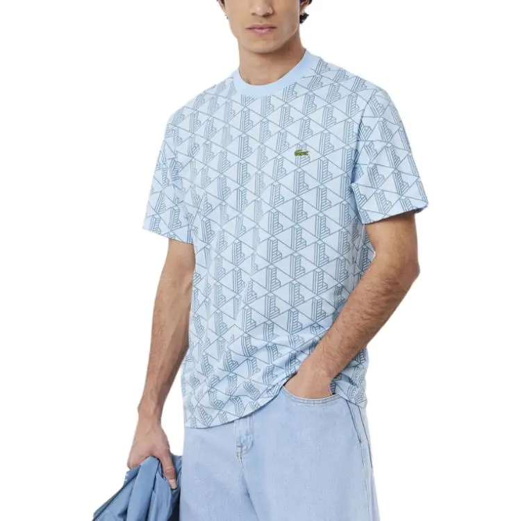 LACOSTE Monogram T shirt-1