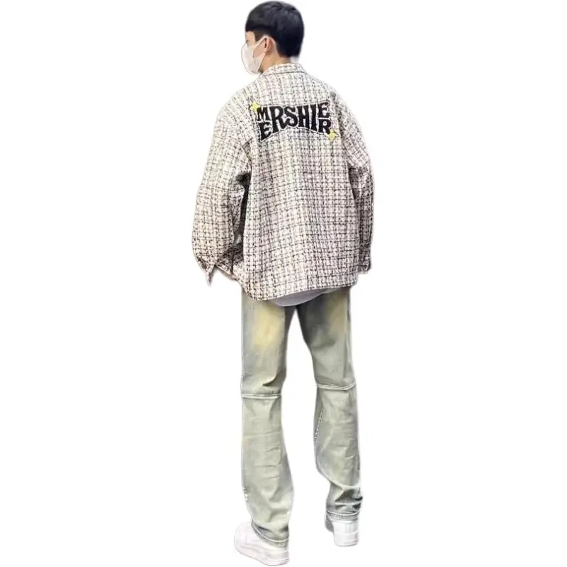 DUATOGE Jeans Men Yellow Mud -2