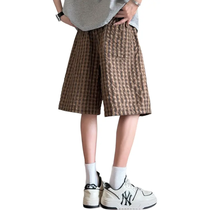 MARK WAFFLE Casual Shorts Unisex-4