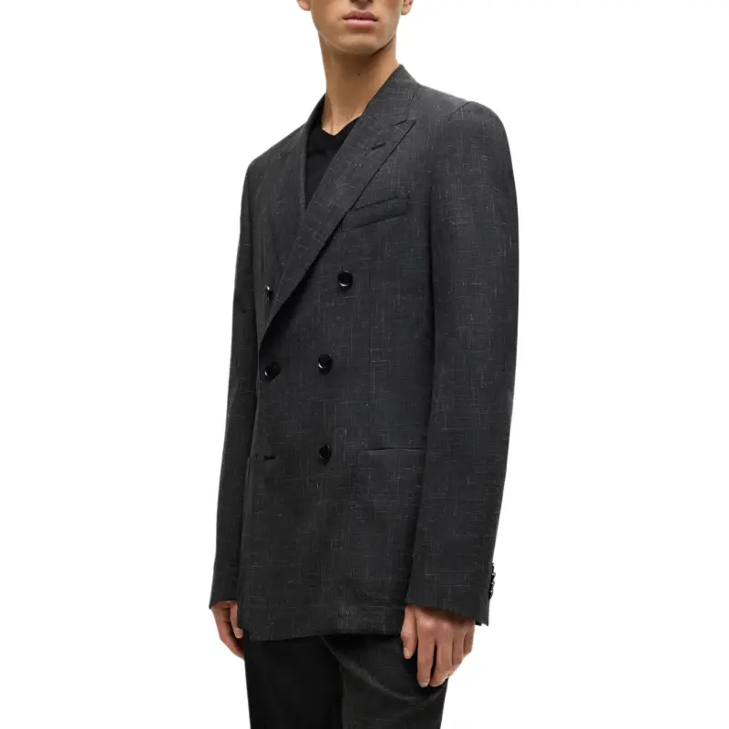 HUGO BOSS Business Suit Men's Gray-4