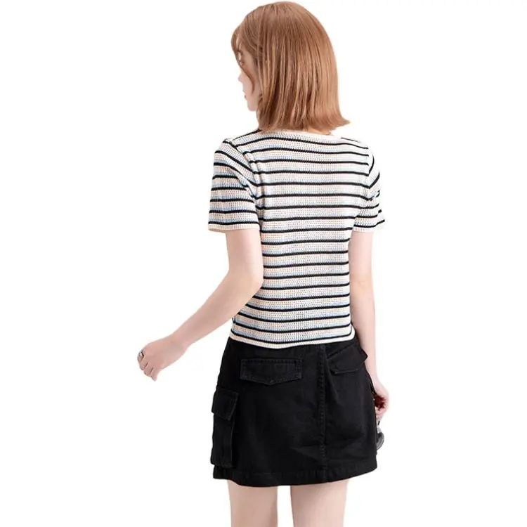 FAWENXIANGZI Regular T Shirt Women's-1