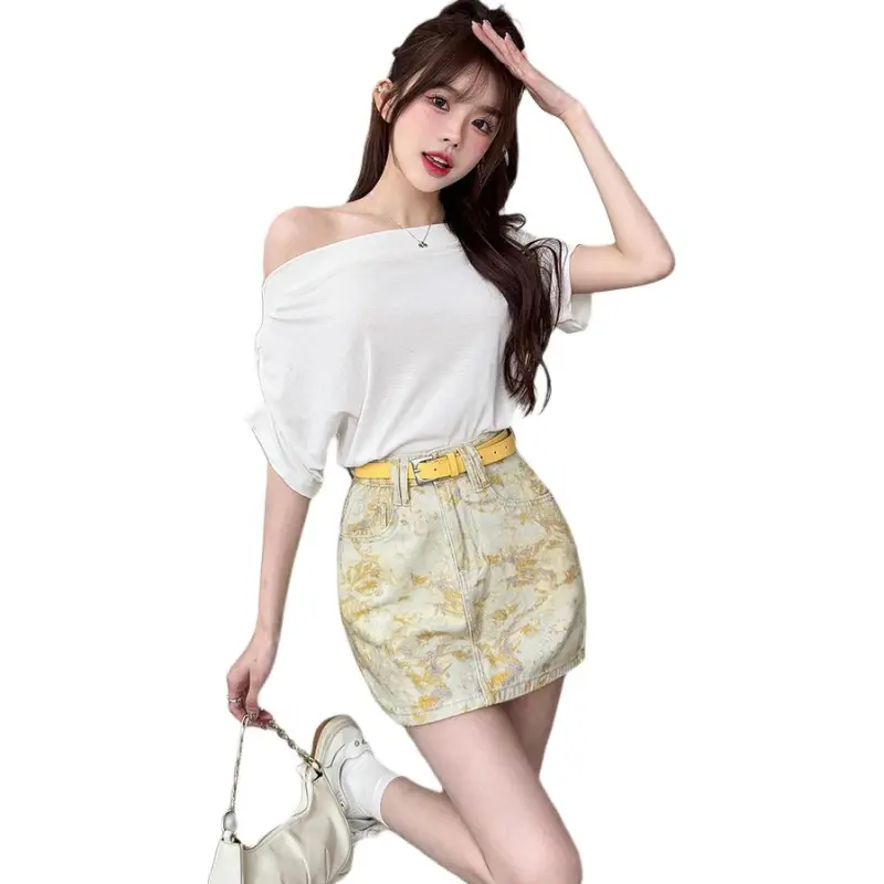 Mu Xiao Xin Cargo Short Skirts Women's-2