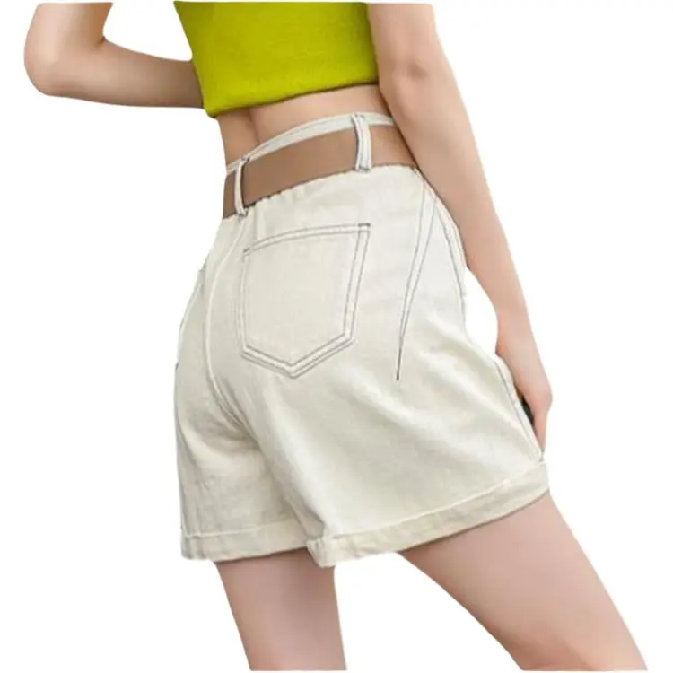 Mu Xiao Xin Denim Shorts Women's-1
