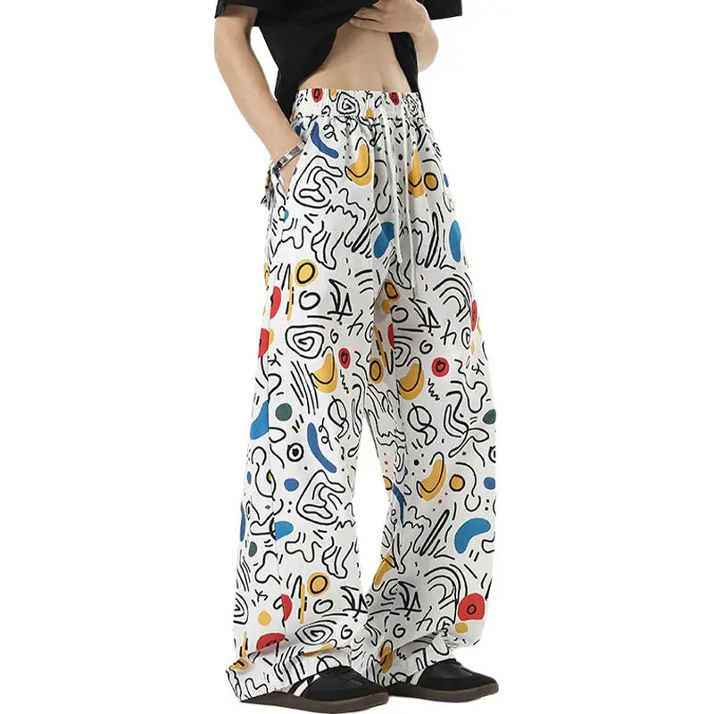 NOAHGIGI Casual Pants Unisex White-5