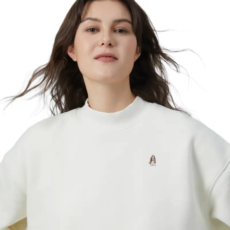 Hush Puppies Sweatshirt Women's White-3