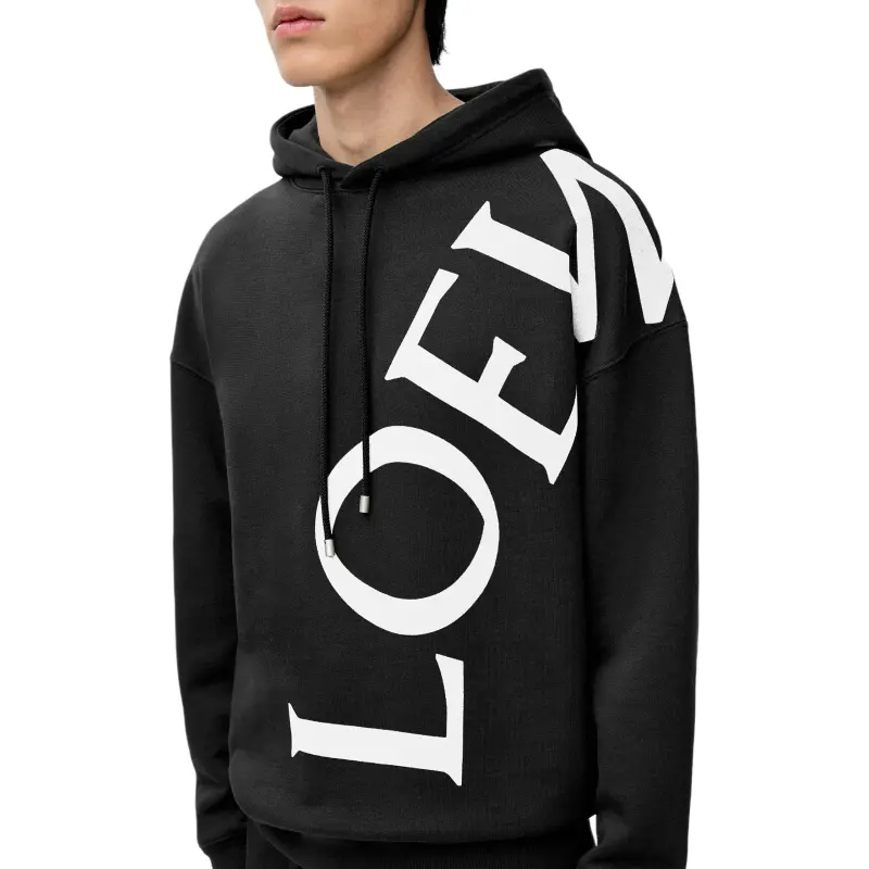 LOEWE Sweatshirts Men Black-4