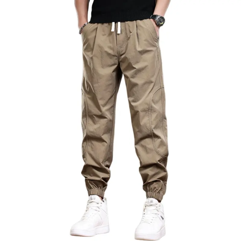 PRPK Casual Pants Men's Dark Khaki-1