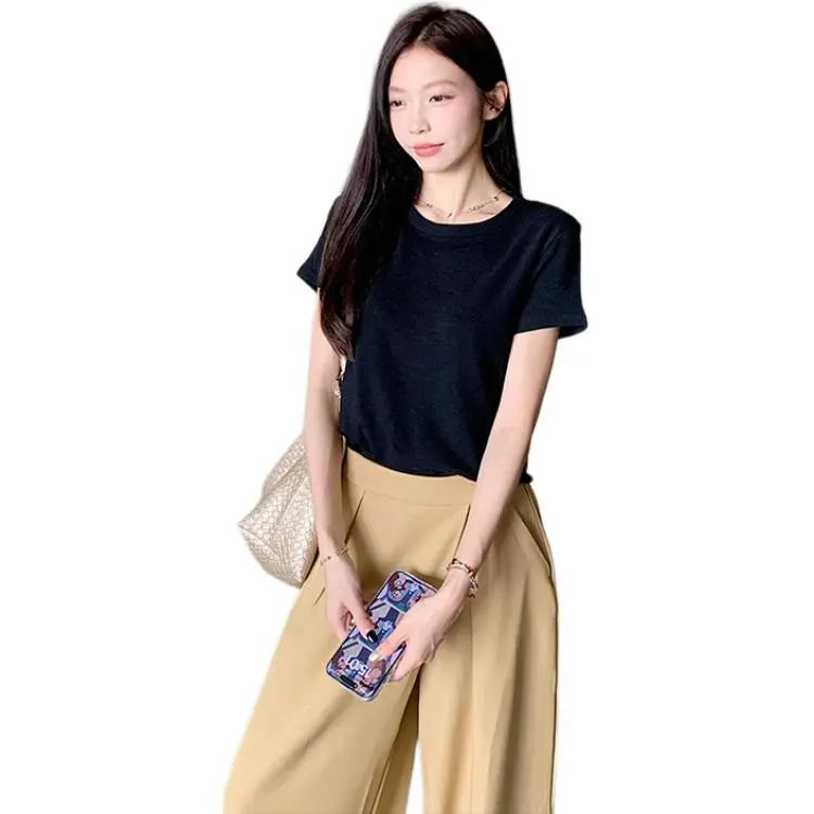 Dior Beauty Set in Sleeve T Shirt Women's-5
