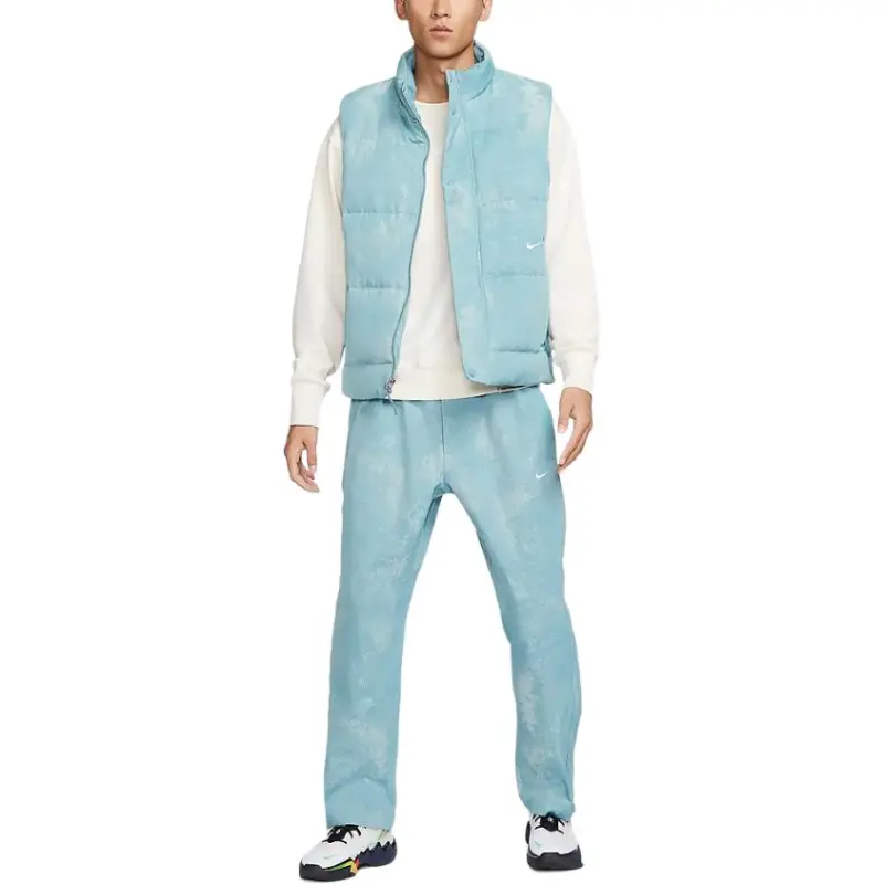 Nike Casual Pants Men's Denim Blue Green-1