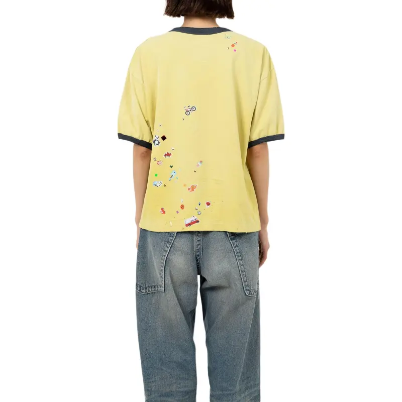 Maison Mihara Yasuhiro Smiley Face print T shirt-3
