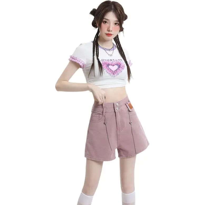 The New Age Family Denim Shorts Women's-5