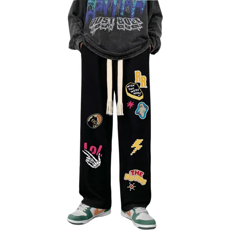FONDLOOK Casual Pants Unisex-2