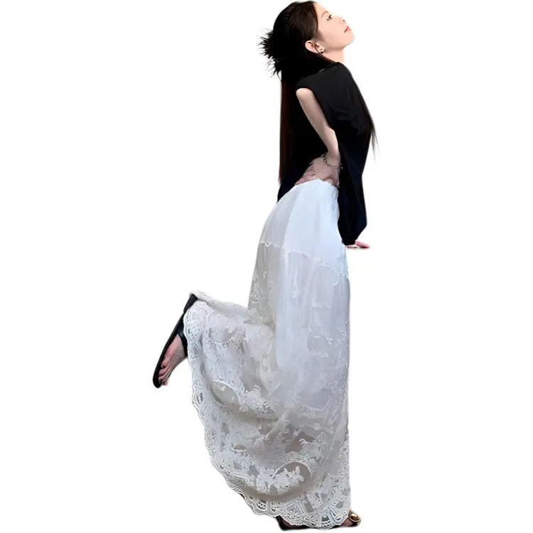 Mu Xiao Xin Casual Long Skirt Women's-1