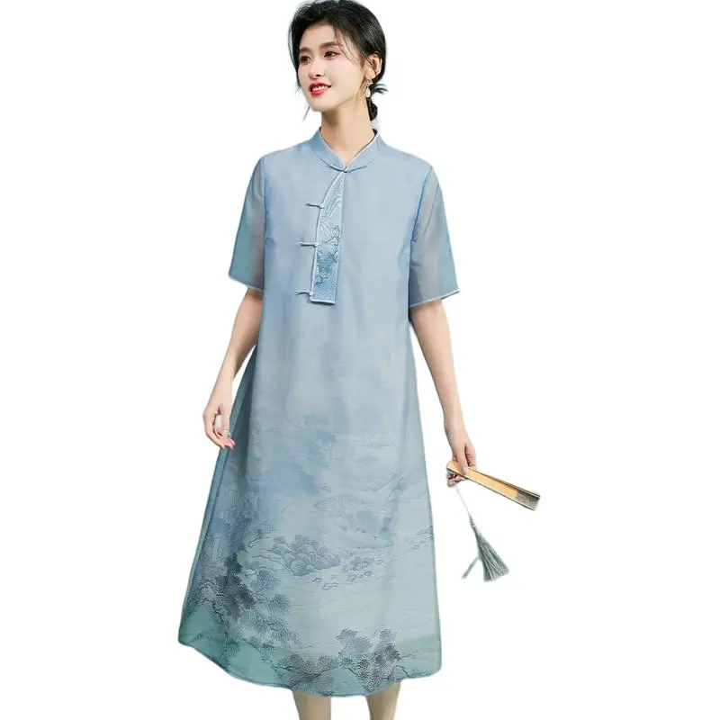 JINJU Short Sleeved Dress Women's-2