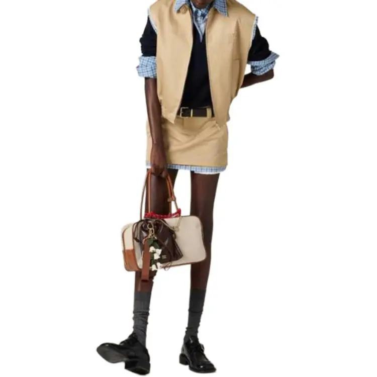 MIU MIU Chino Vest 'Cord'-3