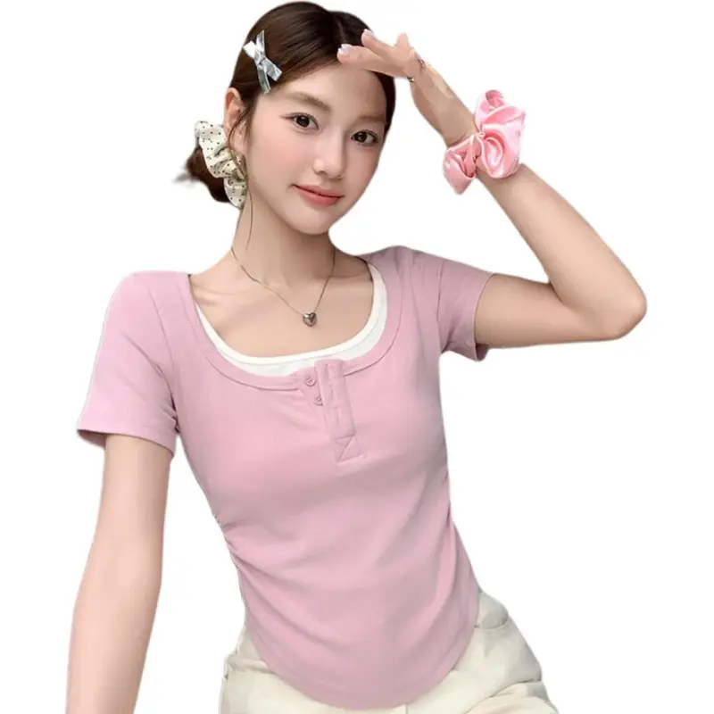 Flowers In Water Regular T Shirt Women's-1