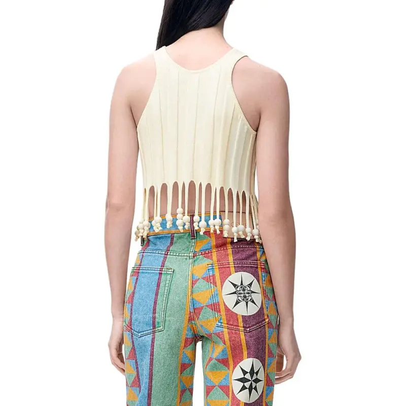 LOEWE Paula's Ibiza SS25 Tank Top Women's Beige-2