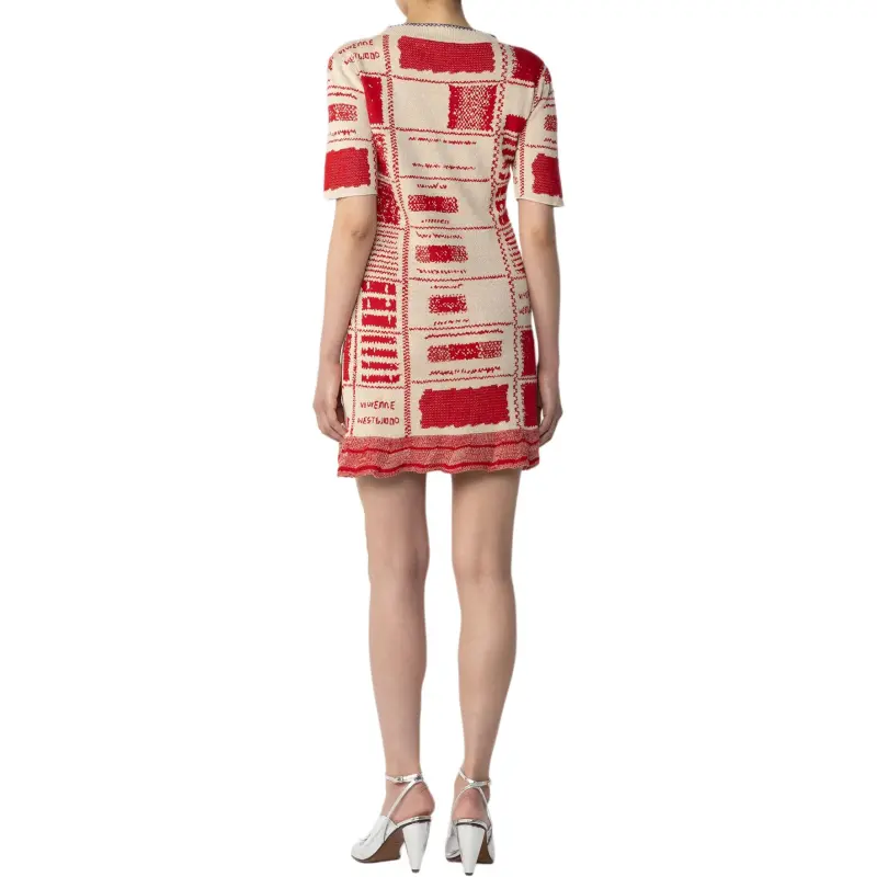 Vivienne Westwood Short Sleeved Dress Women's Red-2