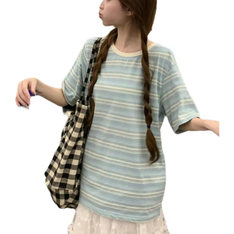 Mu Xiao Xin Set in Sleeve T Shirt Women's Image Color-5