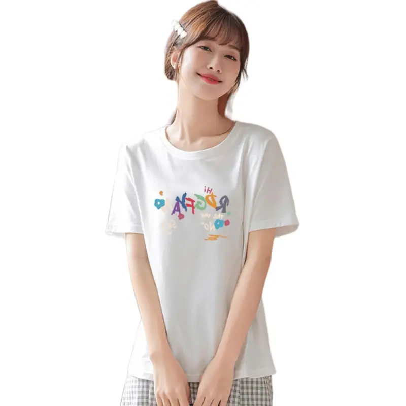 Fele.d T Shirts Women's White-1