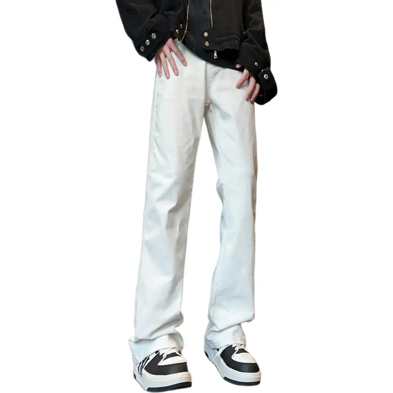 BAGE Jeans Unisex Black Gray Color-8