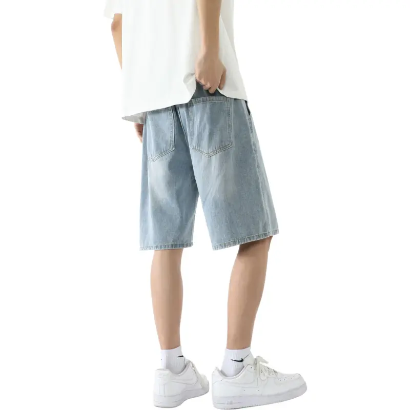 SAME FLOW Denim Shorts Unisex-6