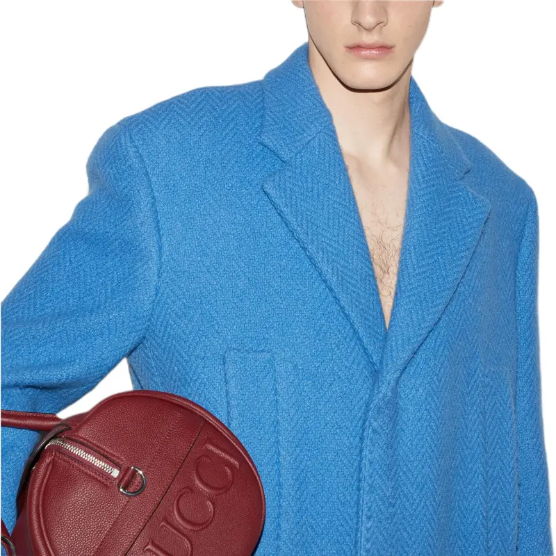 GUCCI Coats Men Blue-5