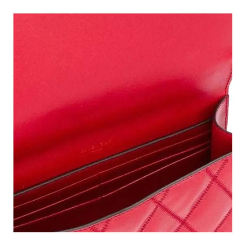 GIVENCHY GV3 Series Goatskin Portable Crossbody Bag Shoulder Bag Mini Women's Red-3