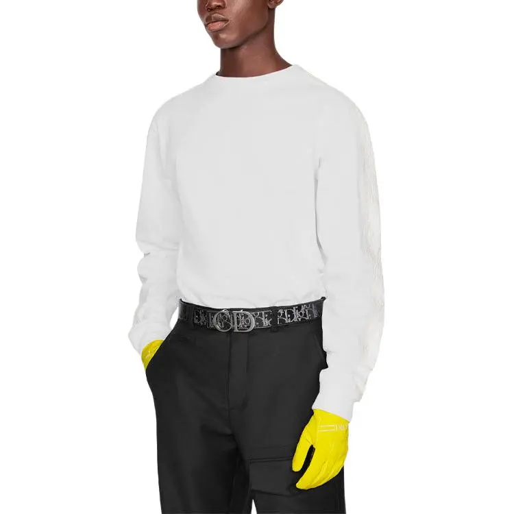 DIOR Quarterly New Products Sweatshirts Men White-4