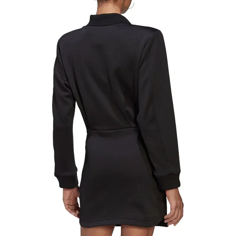 Adidas Originals Long Sleeved Dresses Women's Black-3